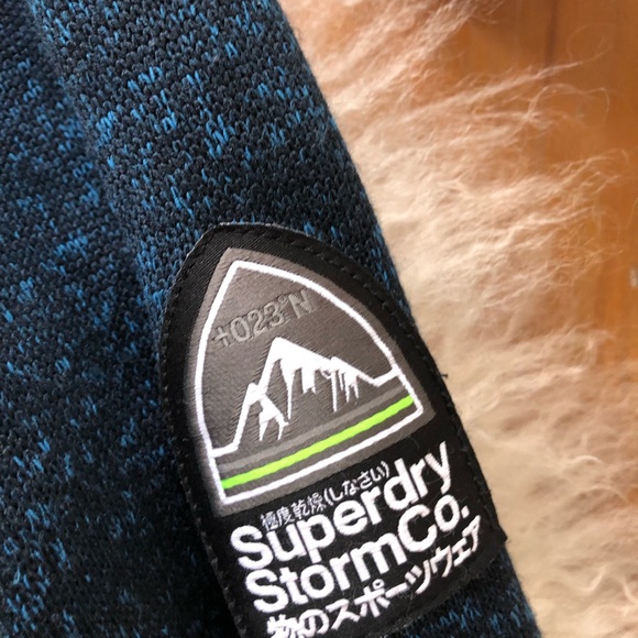Mint SuperDry Storm hooded jacket in men’s SZ Medium!!! - Picture 5 of 16